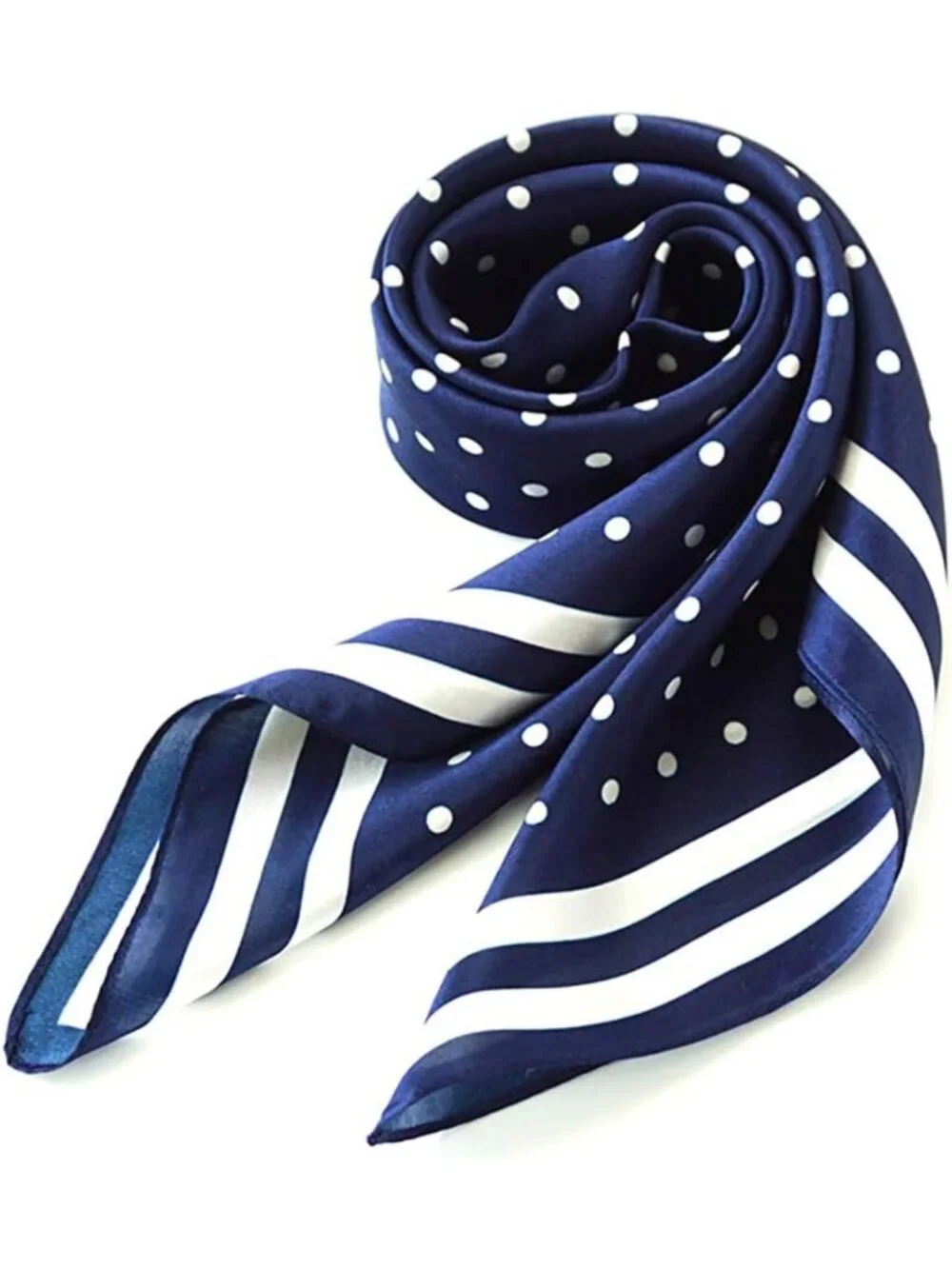 100% Silk Square Scarf for Hair - 25.6